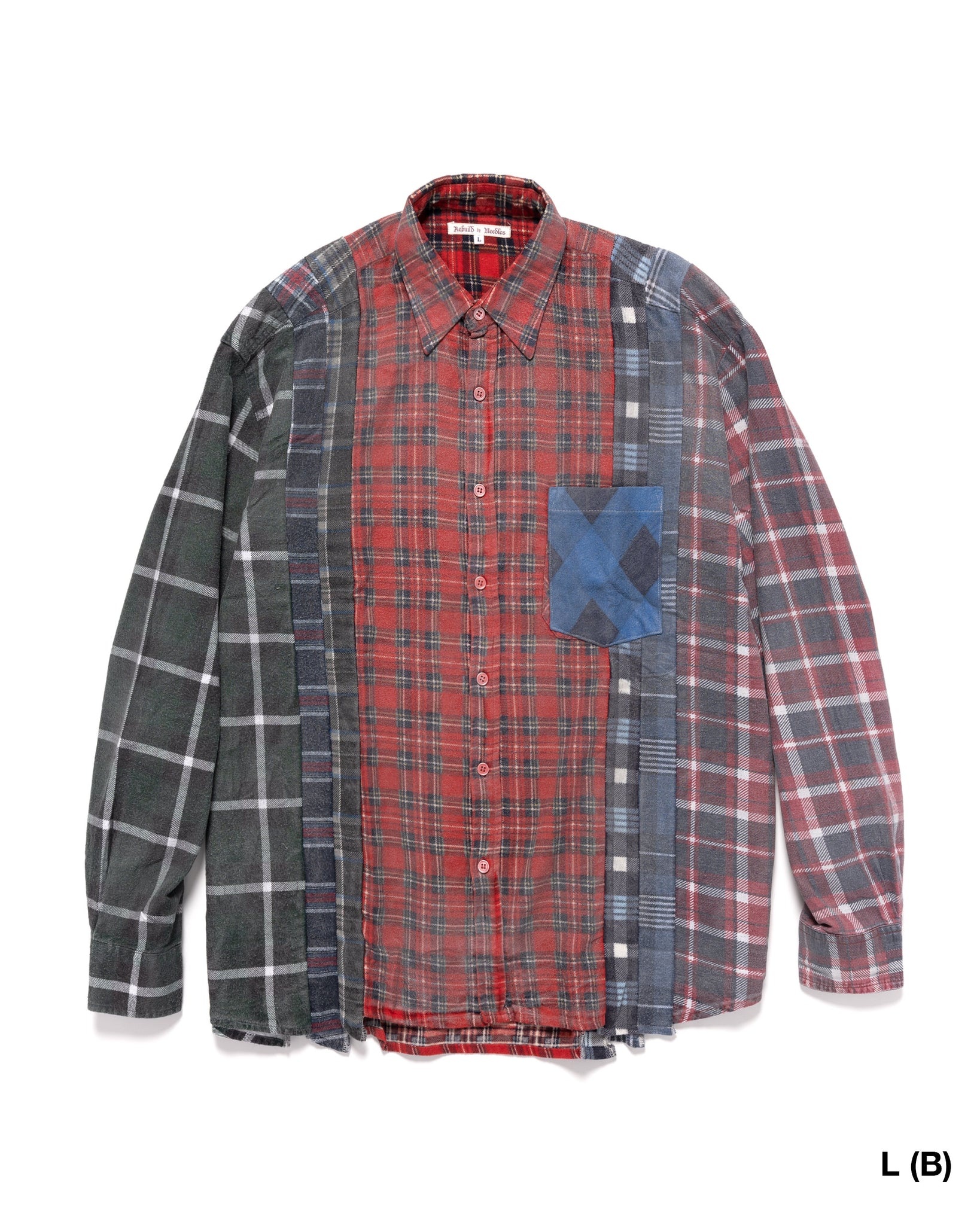 FLANNEL SHIRT -> 7 CUTS SHIRT / REFLECTION ASSORTED - 12