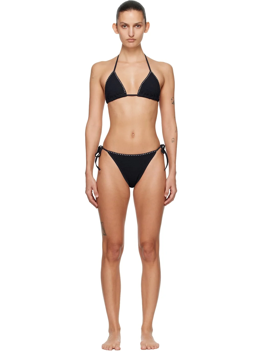 Black Gina Swarovski Bikini - 1