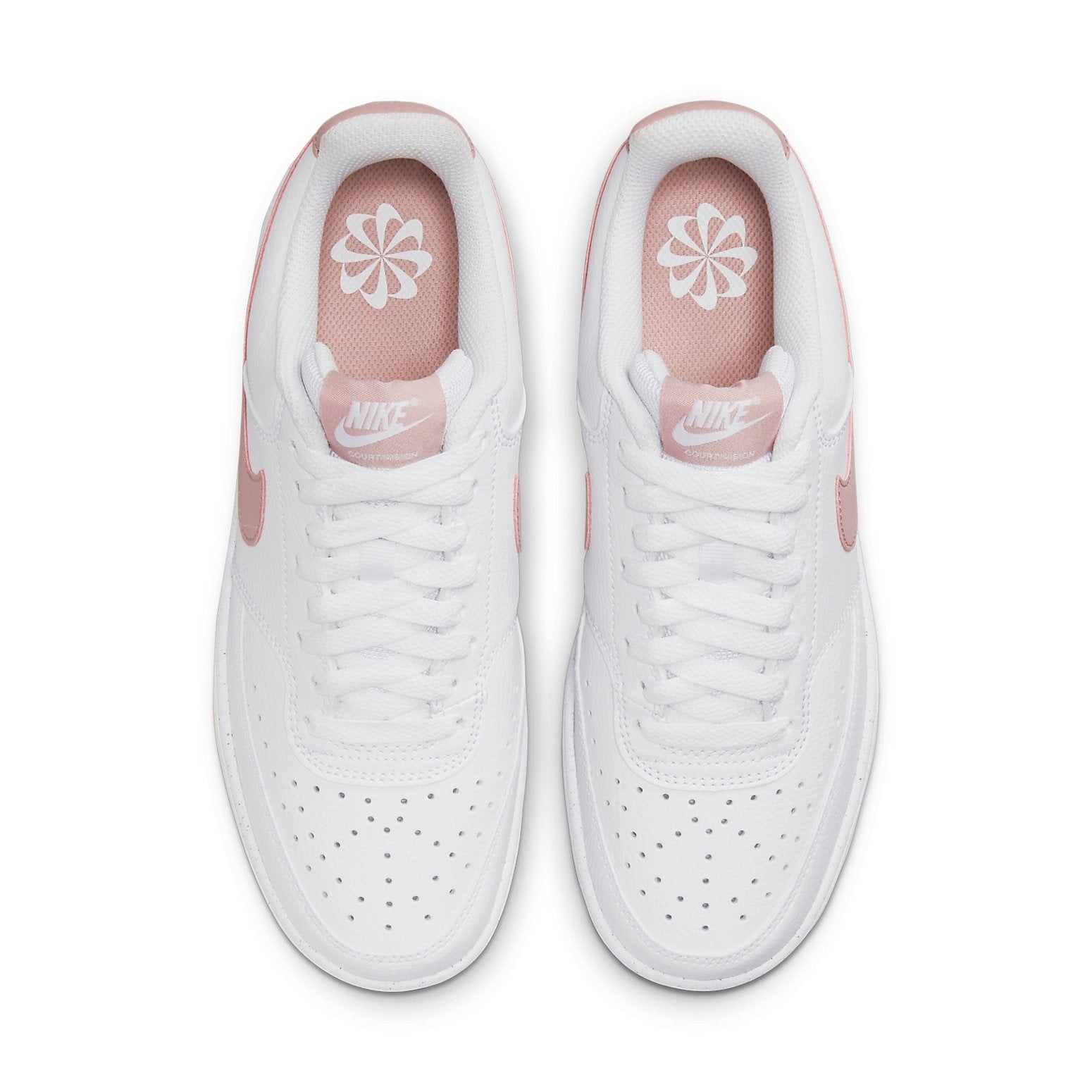 (WMNS) Nike Court Vision Low Next Nature 'White Pink Oxford' DH3158-102 - 4