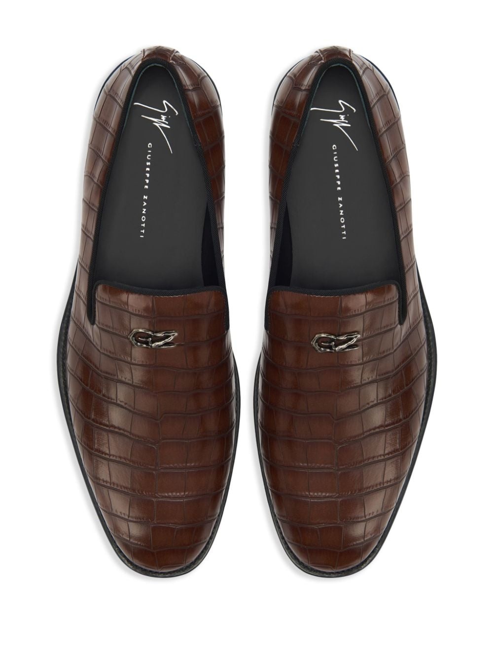 Imrham crocodile-effect loafers - 7