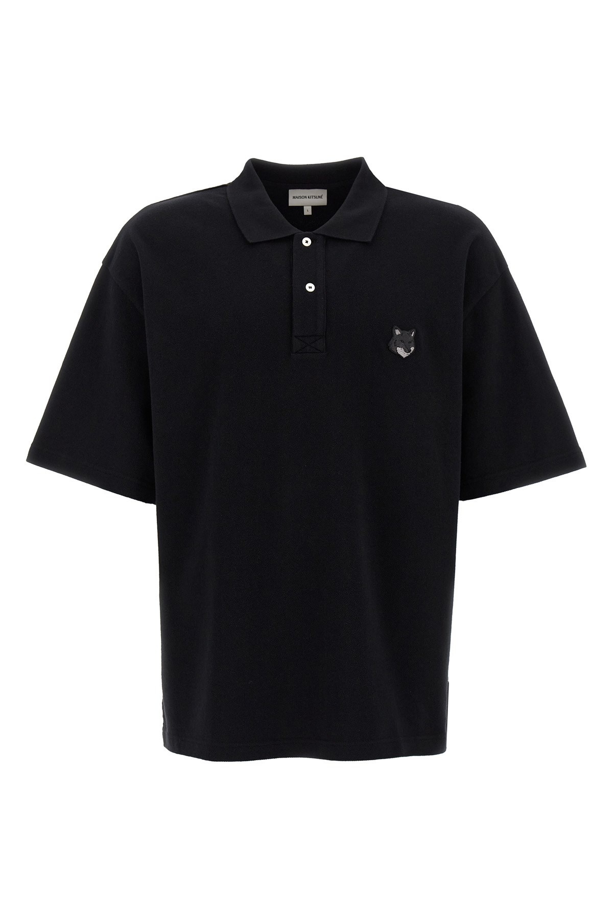 'Bold Fox Head' polo shirt - 1