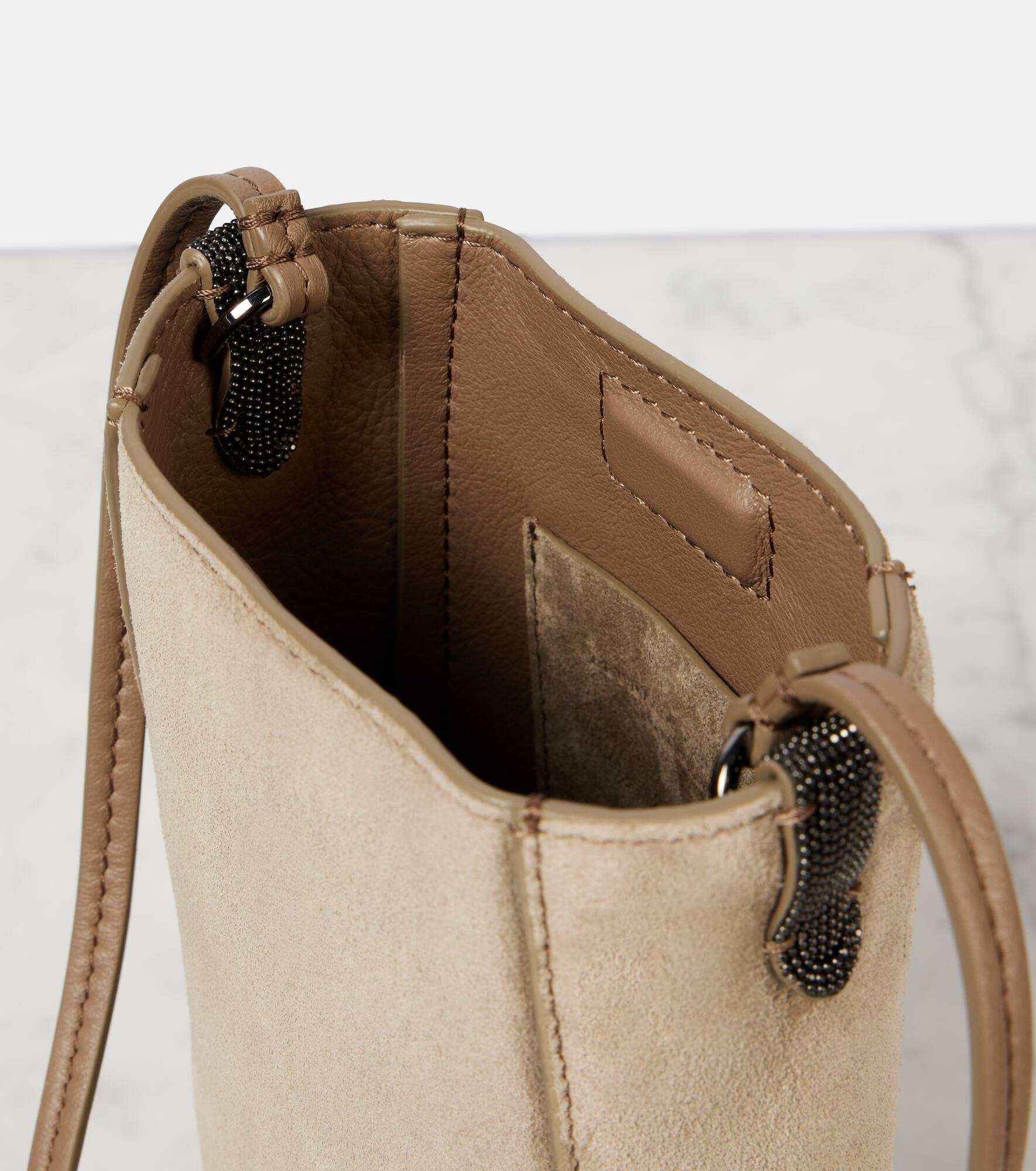 Mini suede crossbody bag - 3
