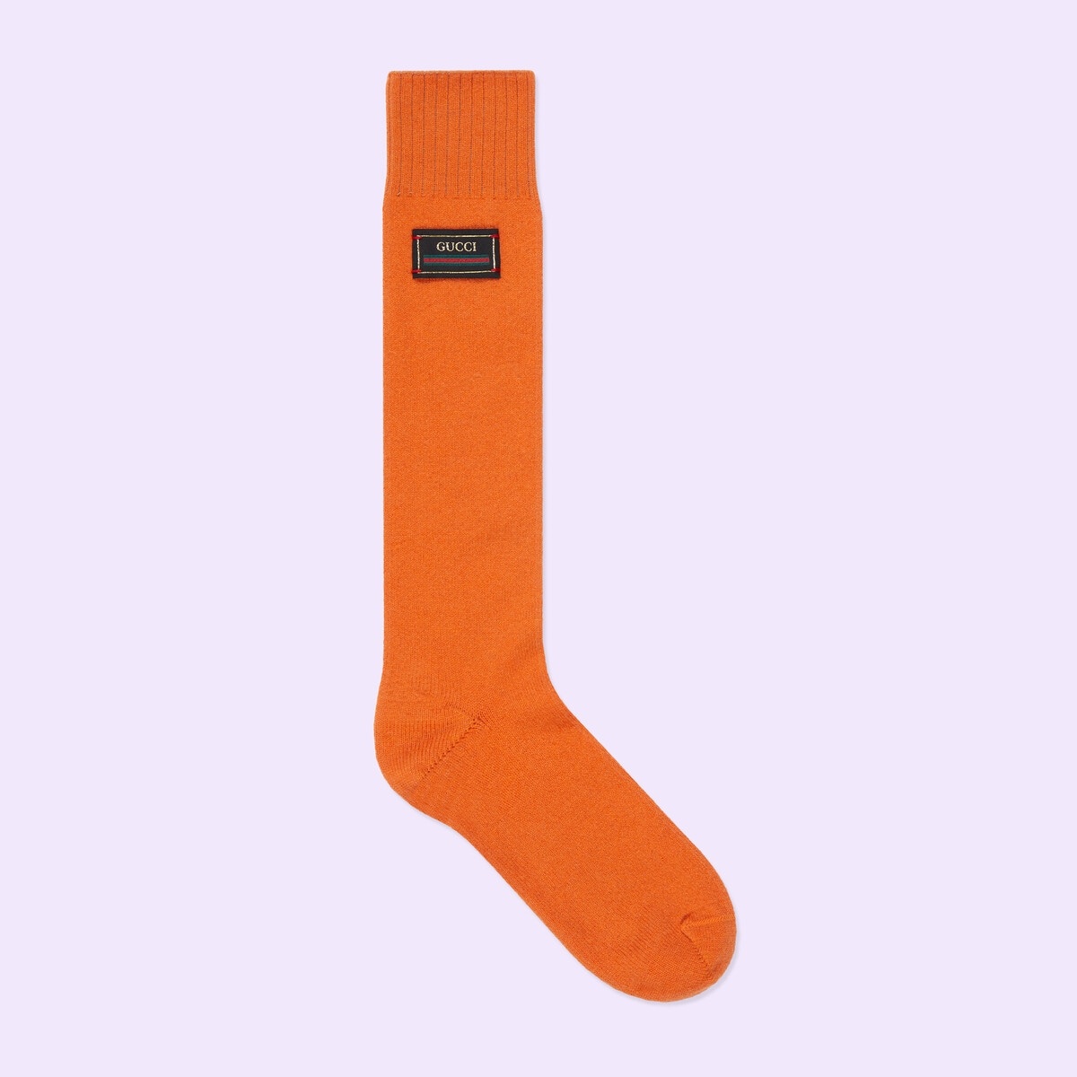 Long knit cashmere socks - 1