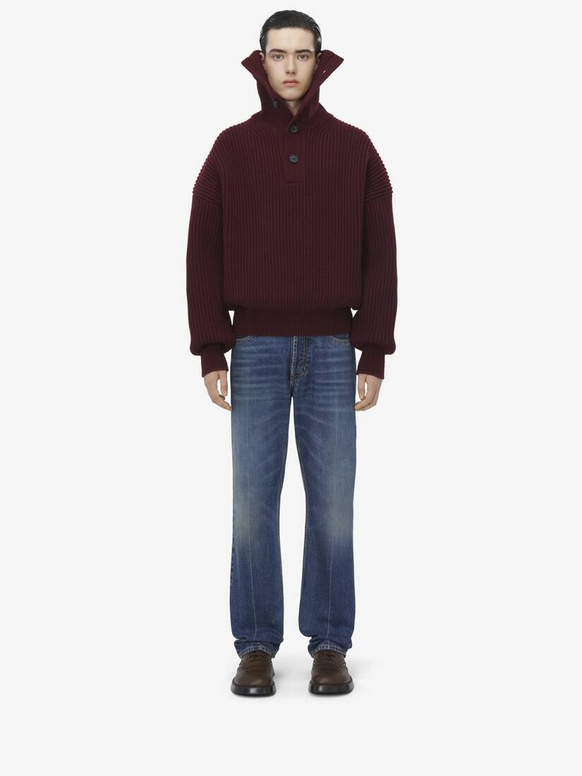 Funnel Neck Jumper - 3