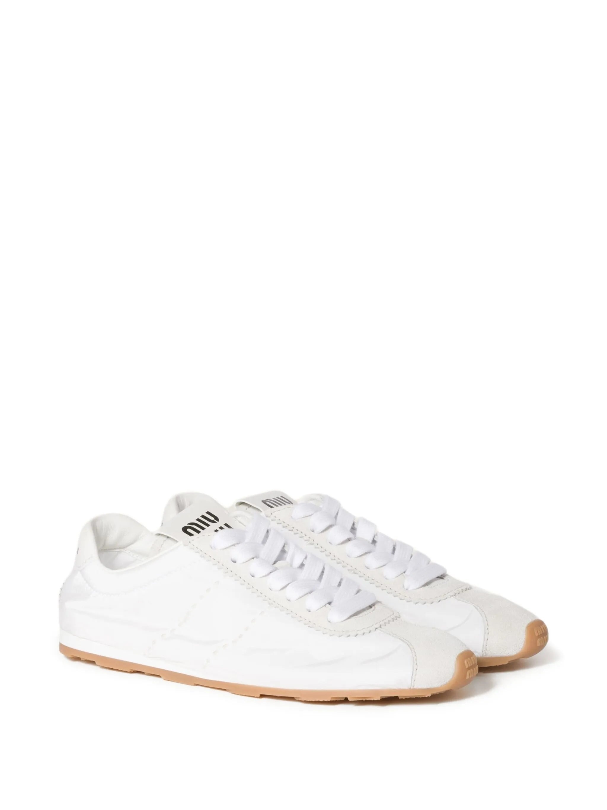 Miu Miu Plume Lace-up Sneakers - 2