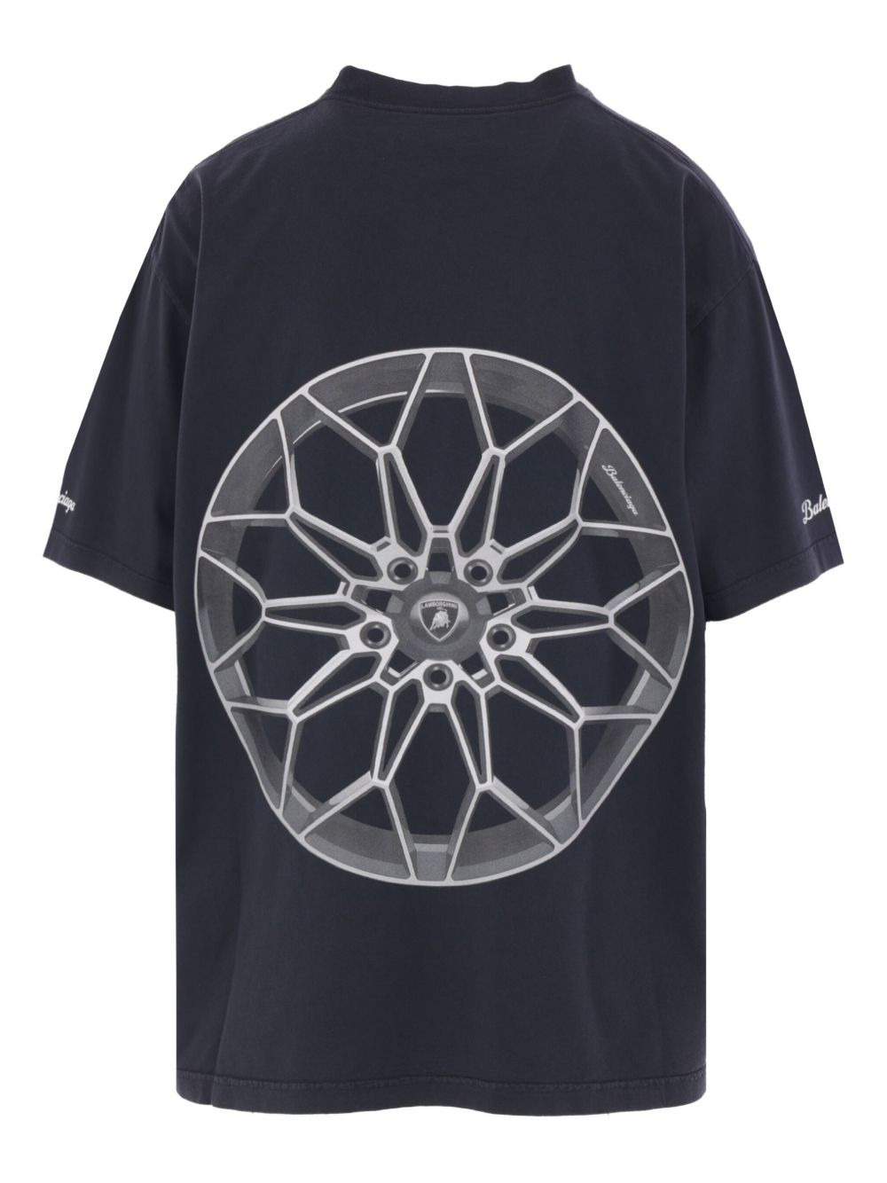 Lamborghini-print crew-neck T-shirt - 2