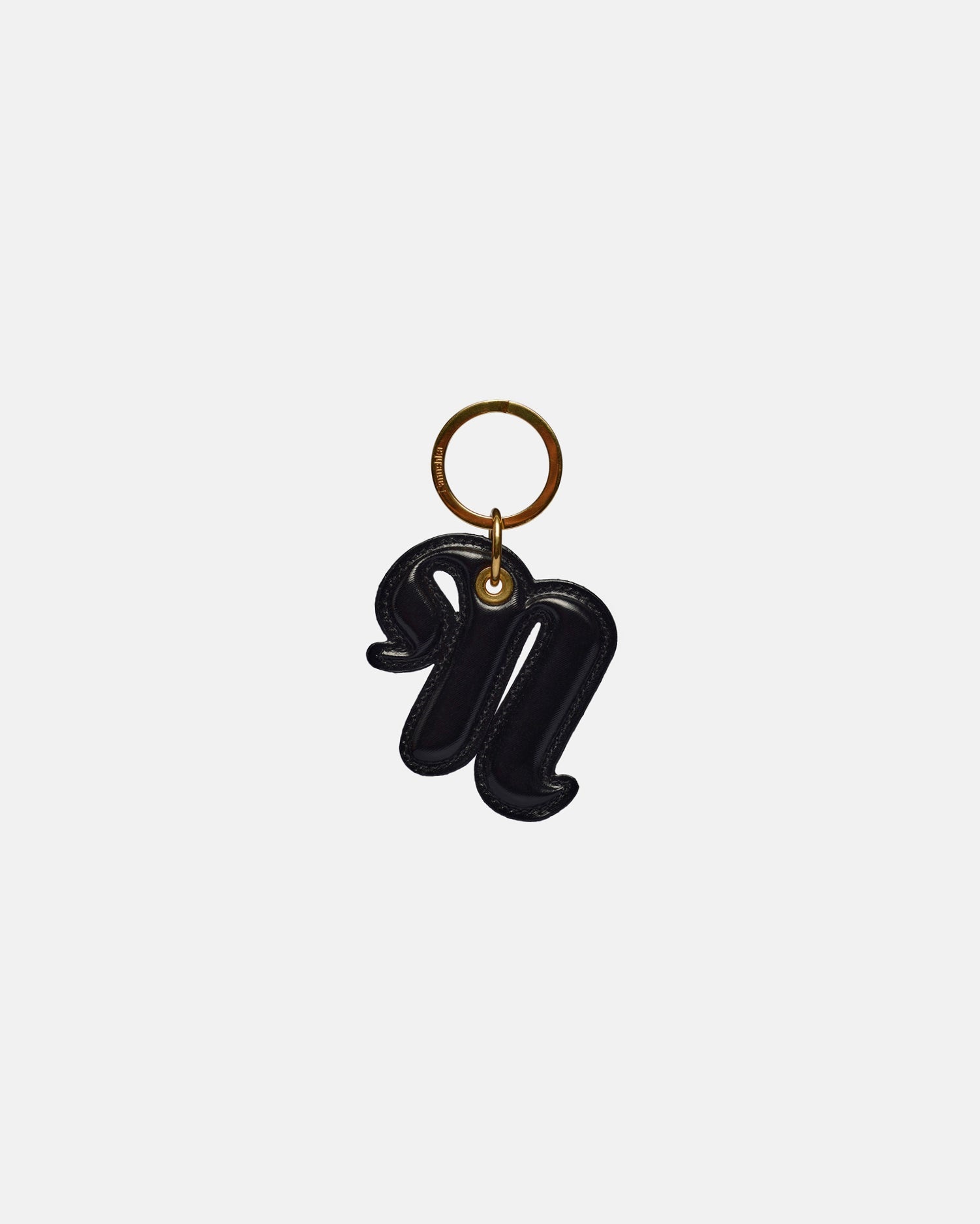 Patent Vegan Leather Keyring - 1