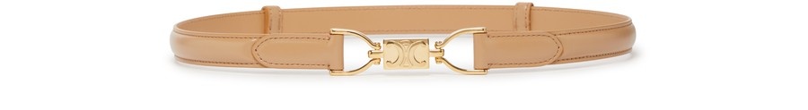 Small block Triomphe belt in smooth calfskin - 1
