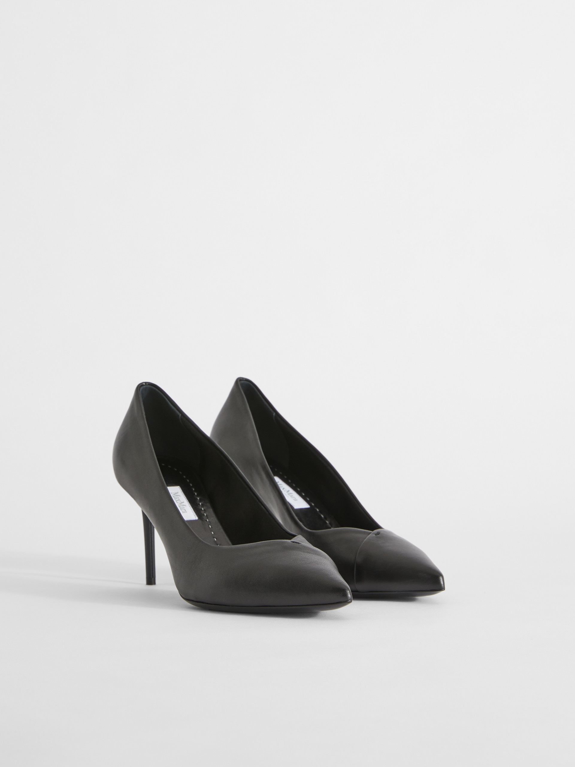 PHYLLIS Nappa leather court shoes - 2