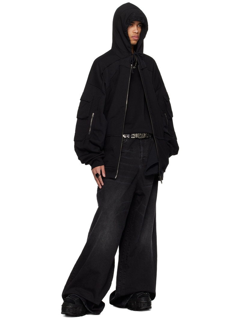 VETEMENTS Black New Rock Edition Leather Boots outlook