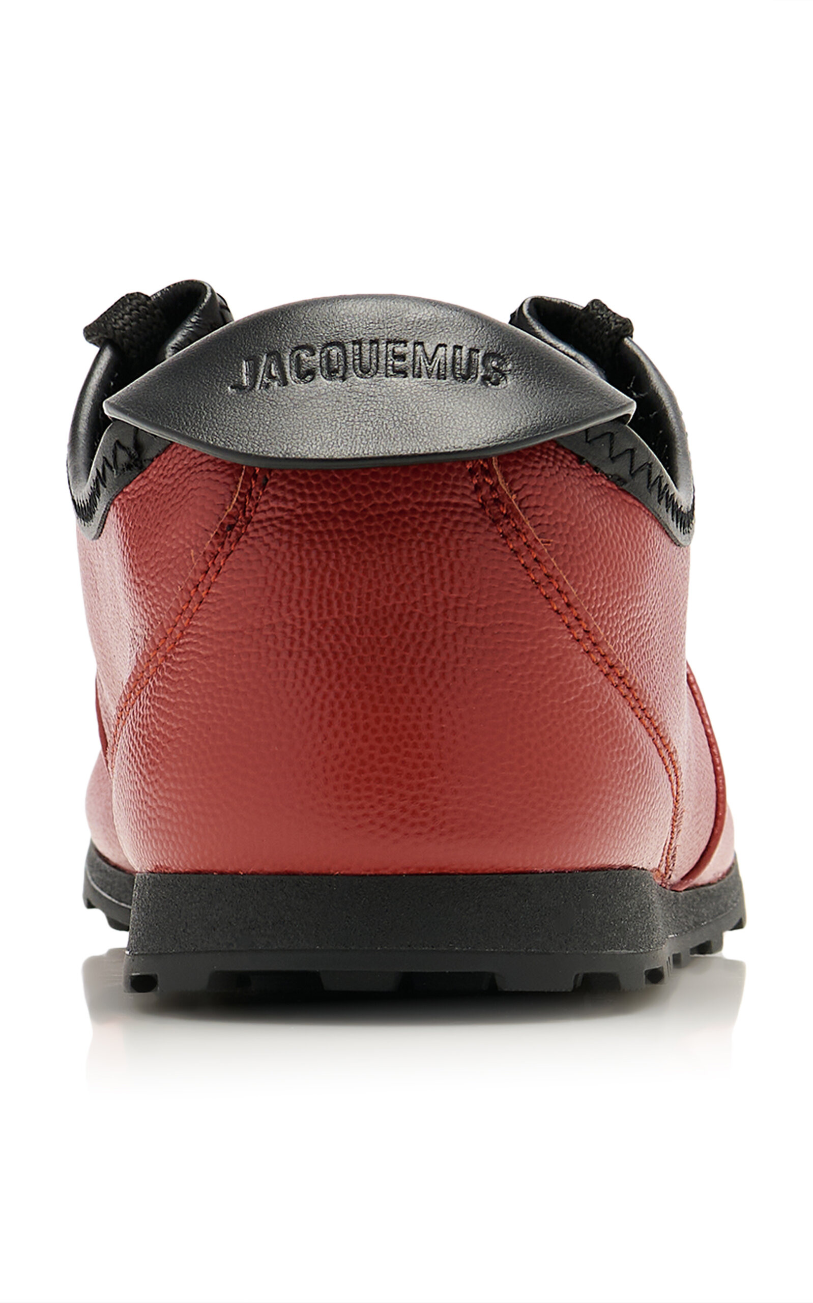 The Tennis Leather Sneakers red - 5