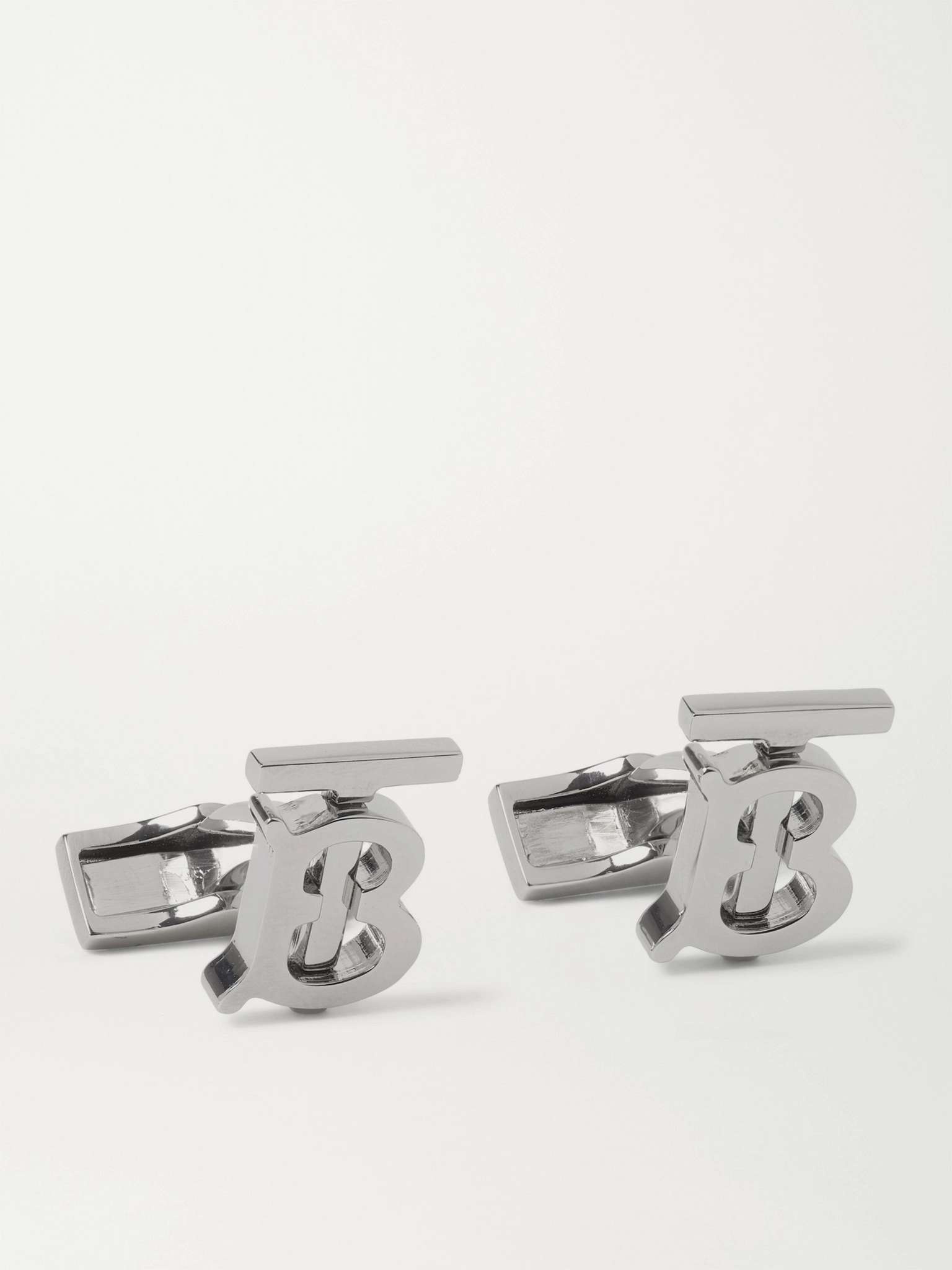 Logo Palladium-Plated Cufflinks - 1