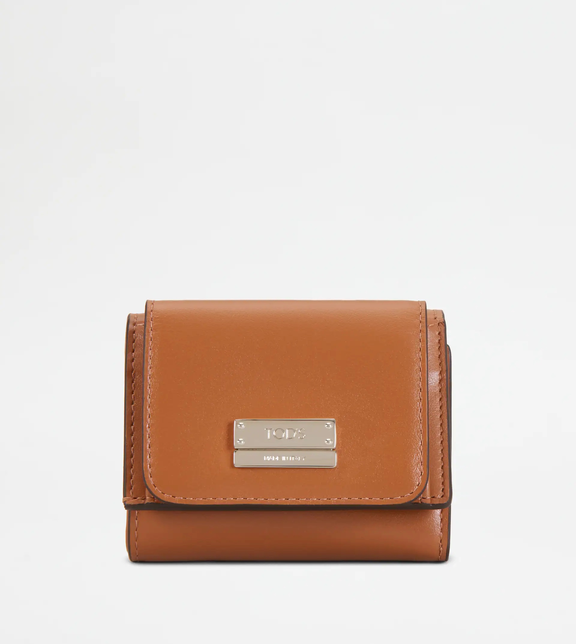 LEATHER WALLET MICRO - BROWN - 1