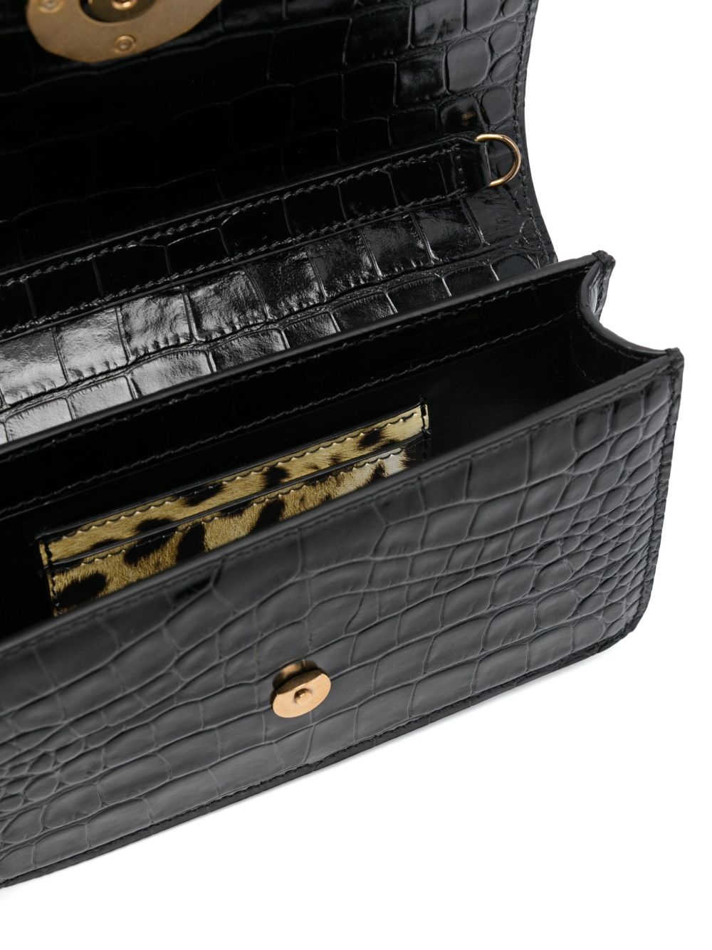Tiger-plaque cross body bag - 5