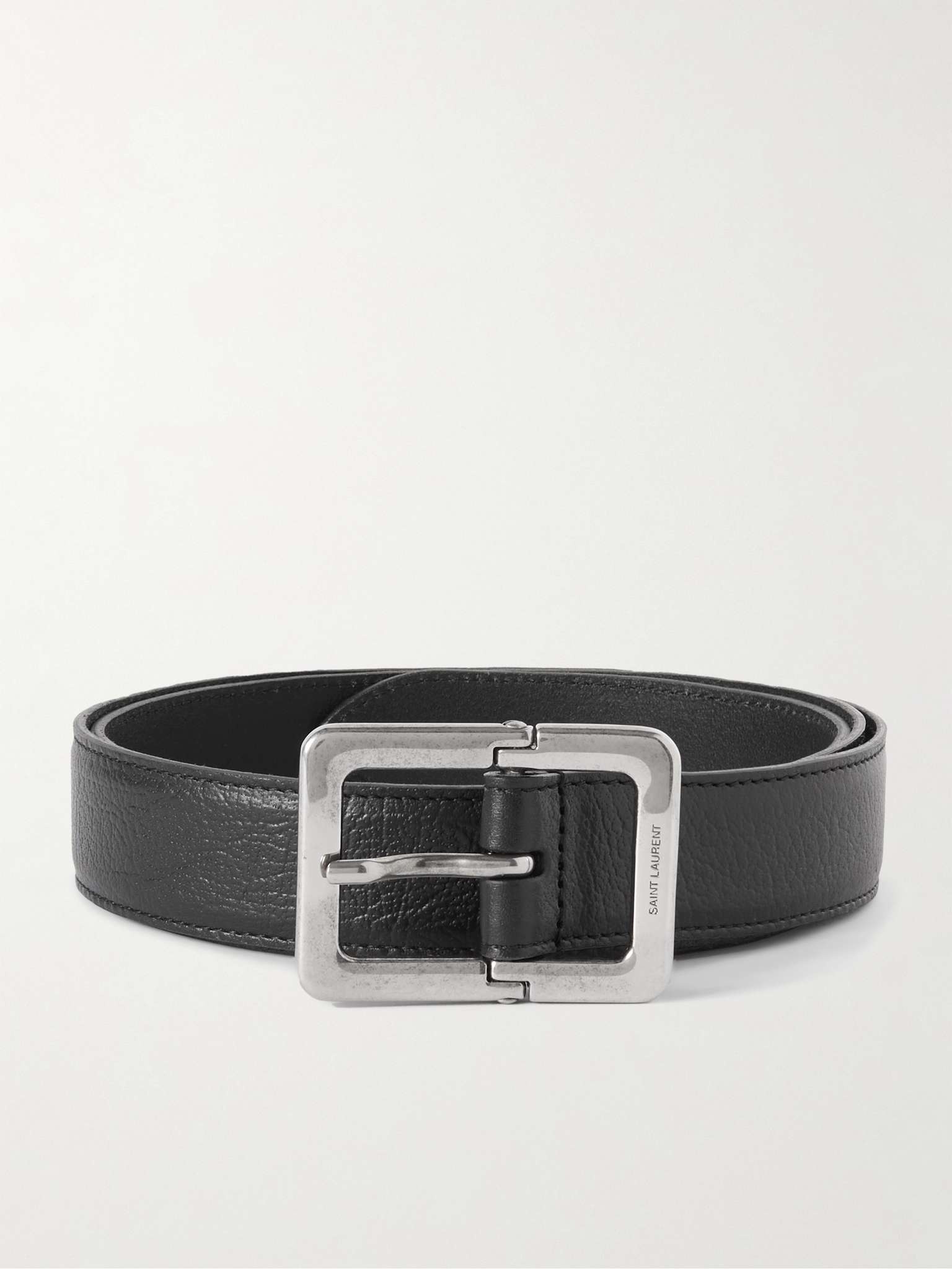 3cm Full-Grain Leather Belt - 1