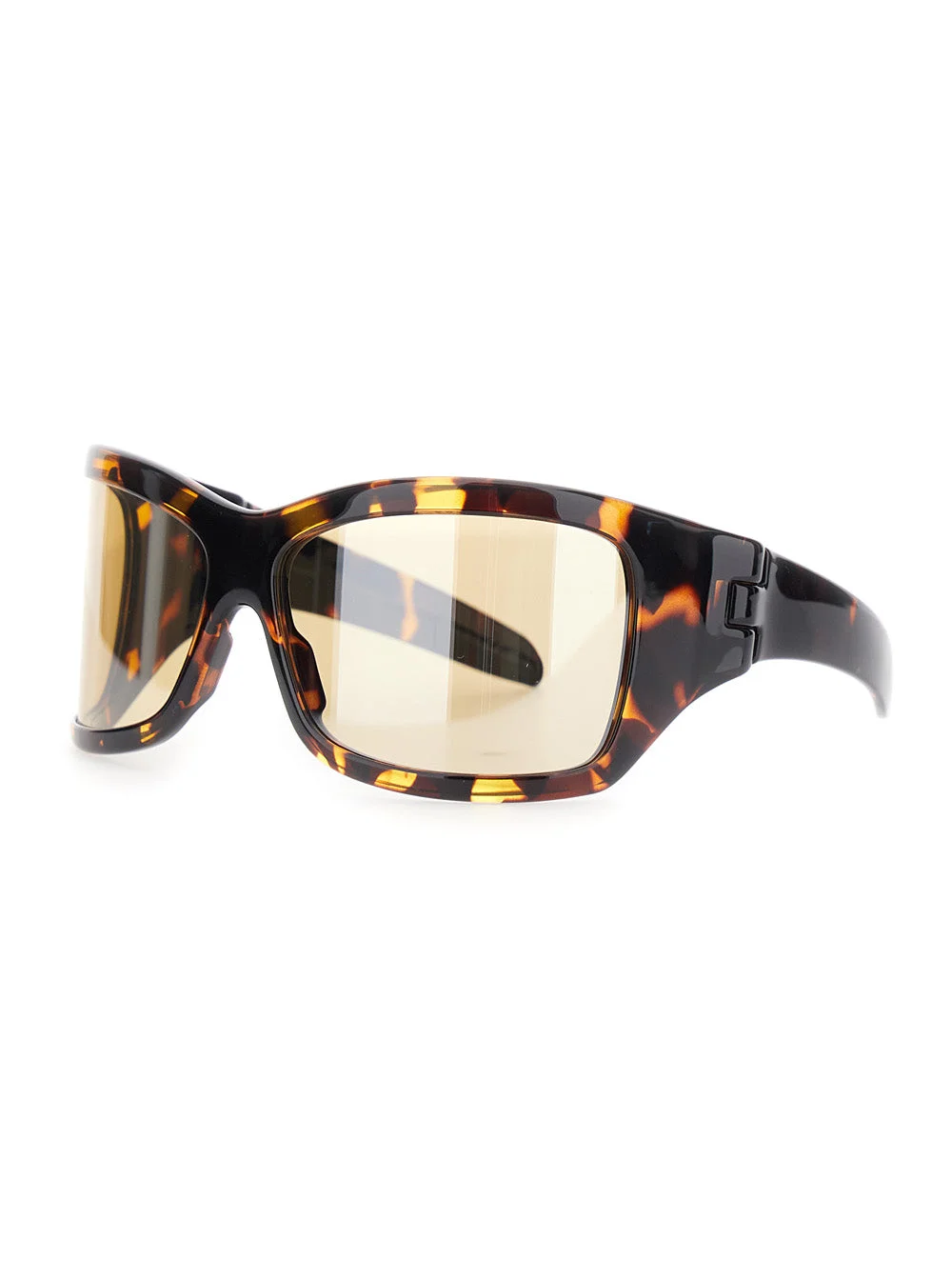Bottega Veneta Women Brown Sunglasses With Tortoiseshell Print In Plastic For Women - 1