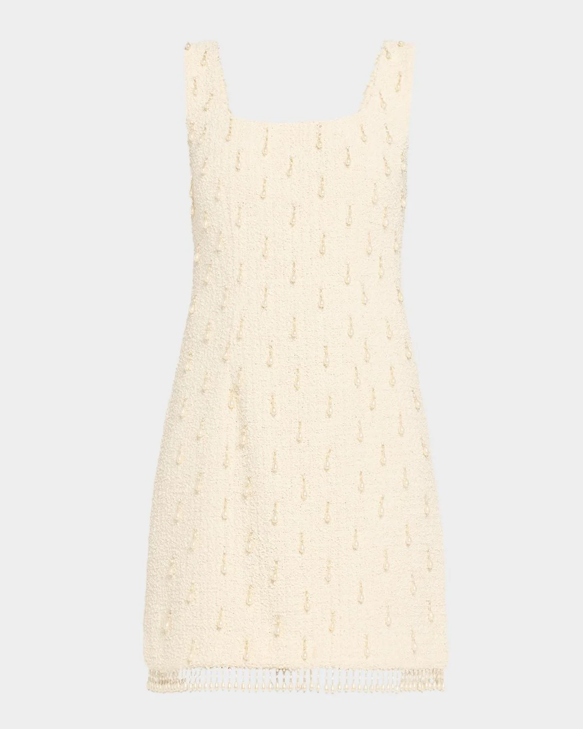 Amelia Sleeveless Beaded Boucle Mini Dress - 1