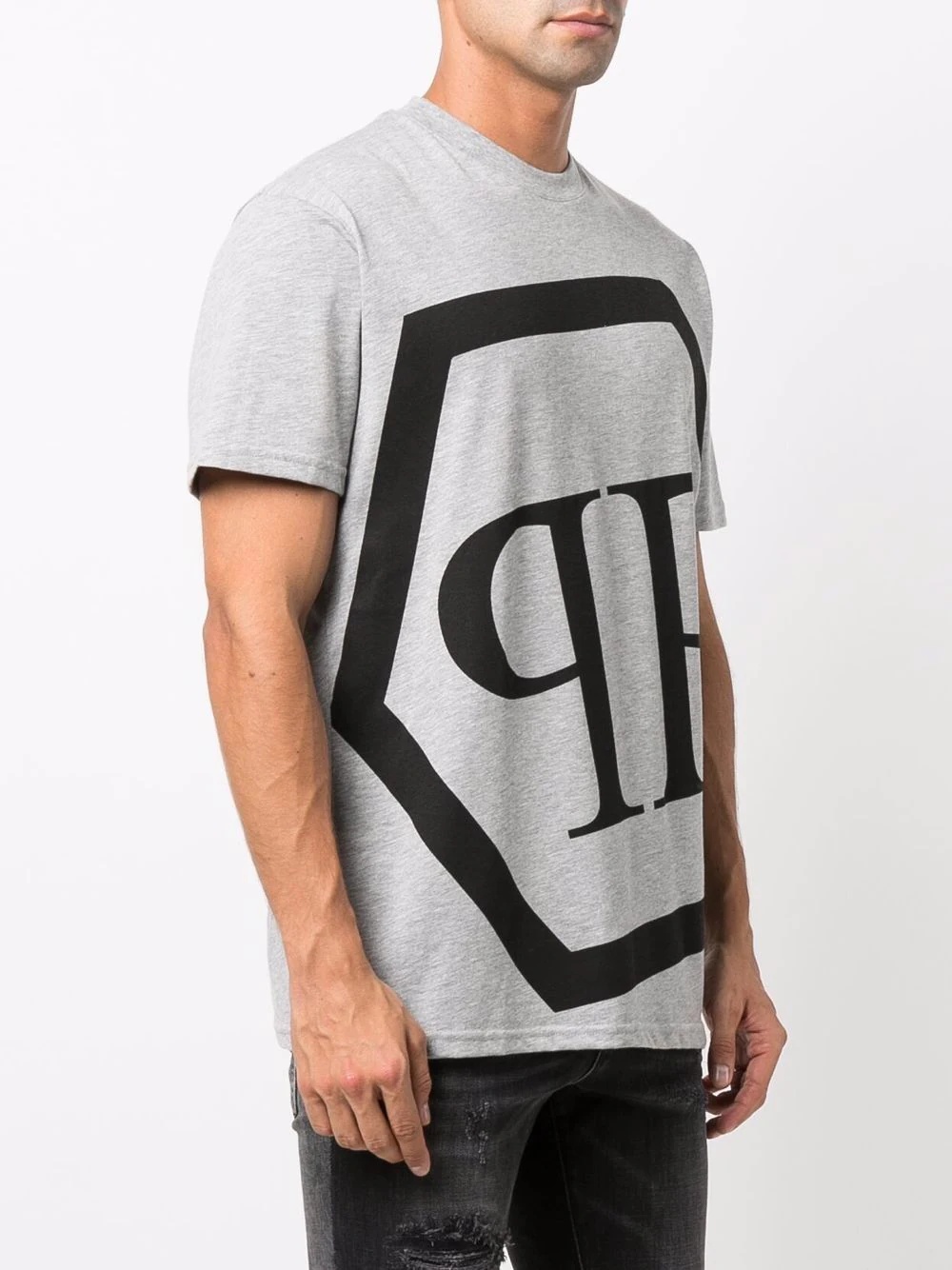 logo-print short-sleeved T-shirt - 3