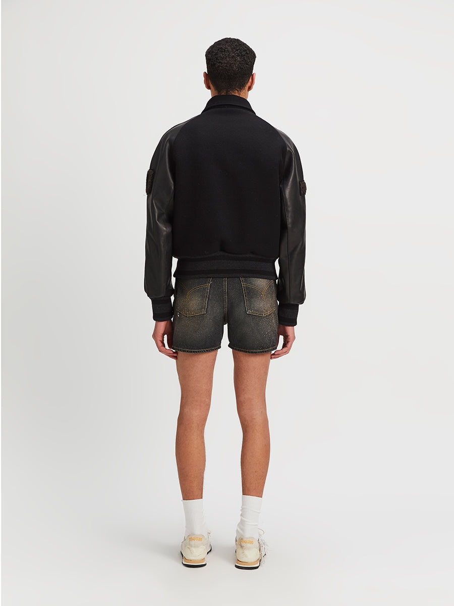 Magliano | Antifa Varsity Bomber Jacket Black - 4