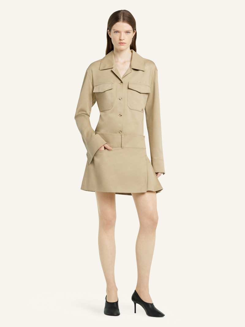 courrèges BELTED PLEATED MINI SKIRT outlook