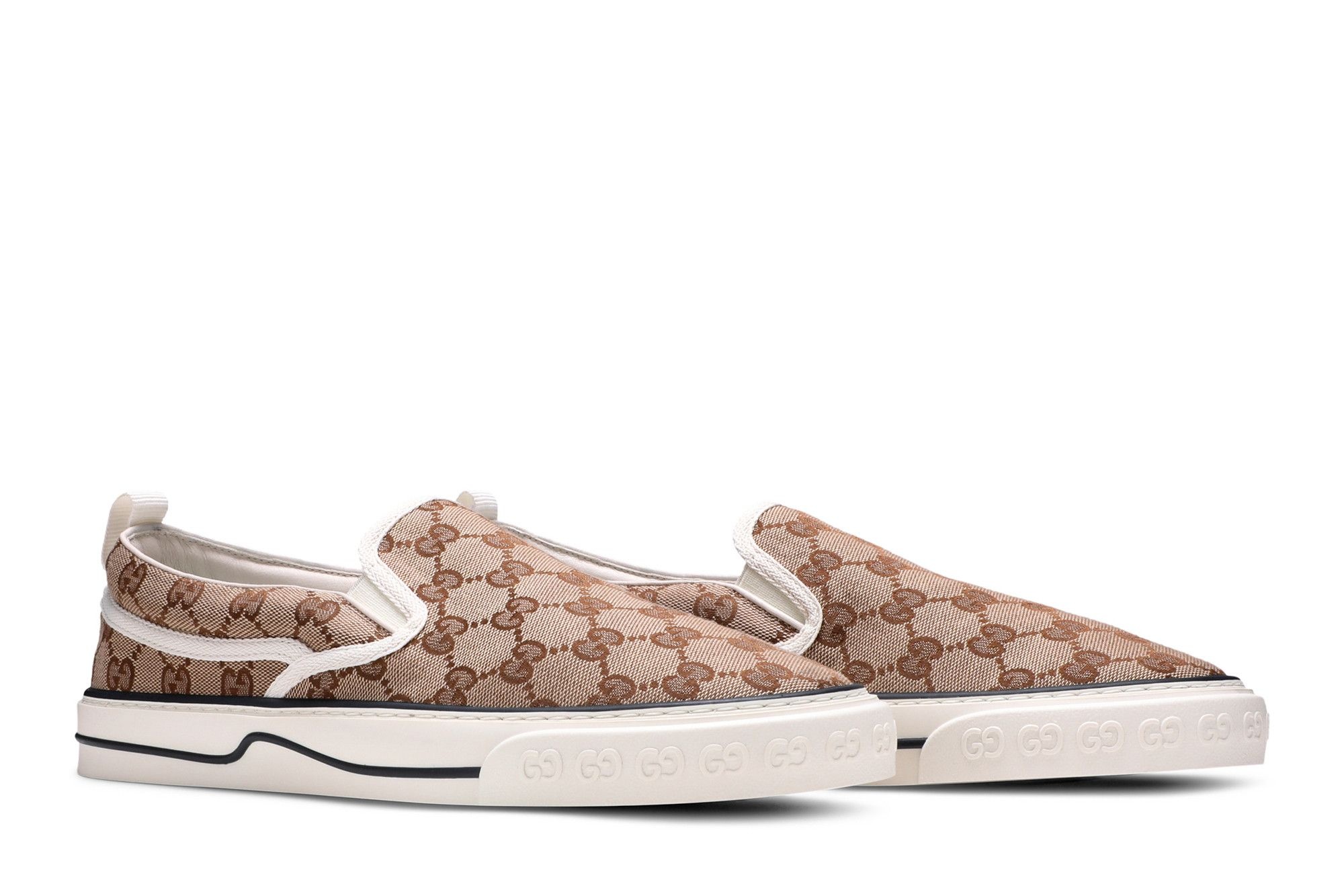 Gucci Tennis 1977 Slip-On 'Beige Ebony' - 8