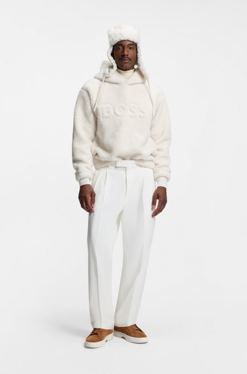 BOSS BOSS X STEIFF GARY MOHAIR-LINED TRAINERS IN SUEDE outlook