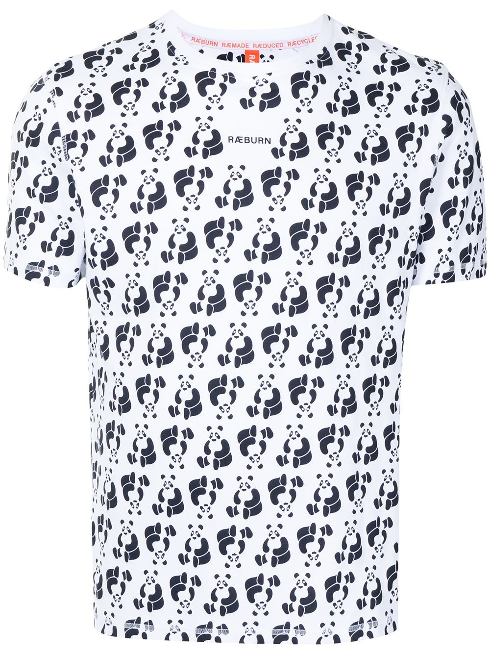 panda-print T-shirt - 1