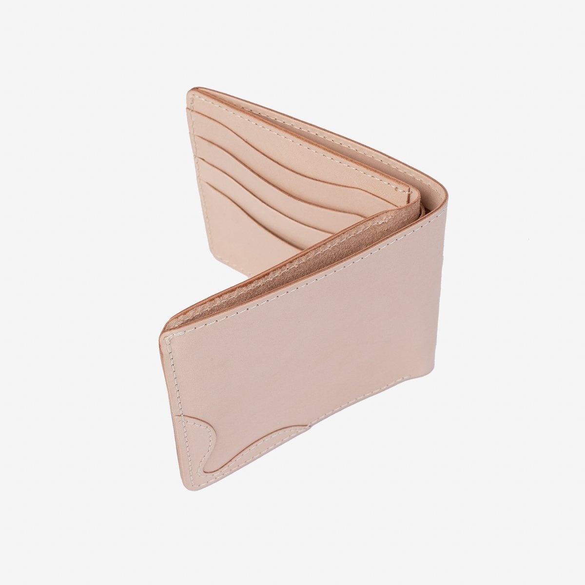 OGLH-KM-BFOLD-COIN-NAT OGL Kingsman Classic Bi-Fold Wallet with Coin Pocket and Arc Accent - Natural - 5