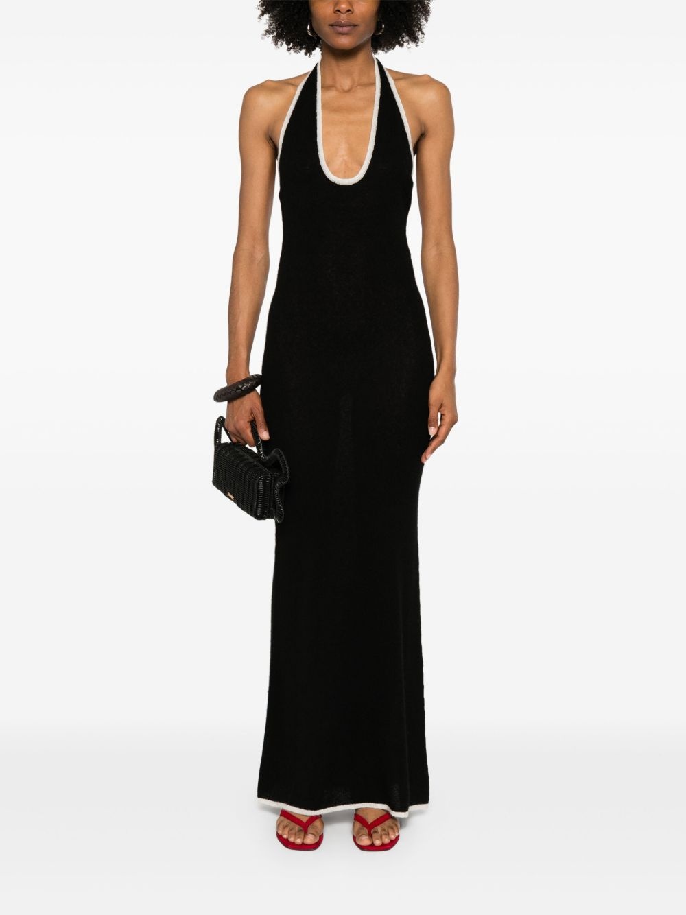 knitted maxi dress - 2