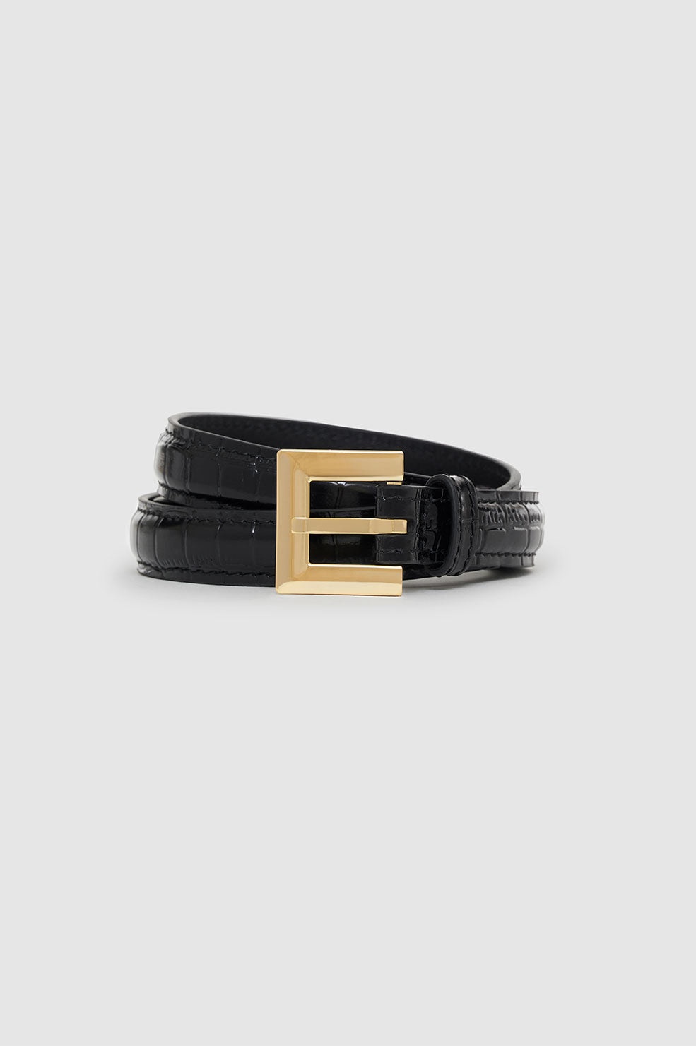 Nicola Belt - Black Embossed - 4
