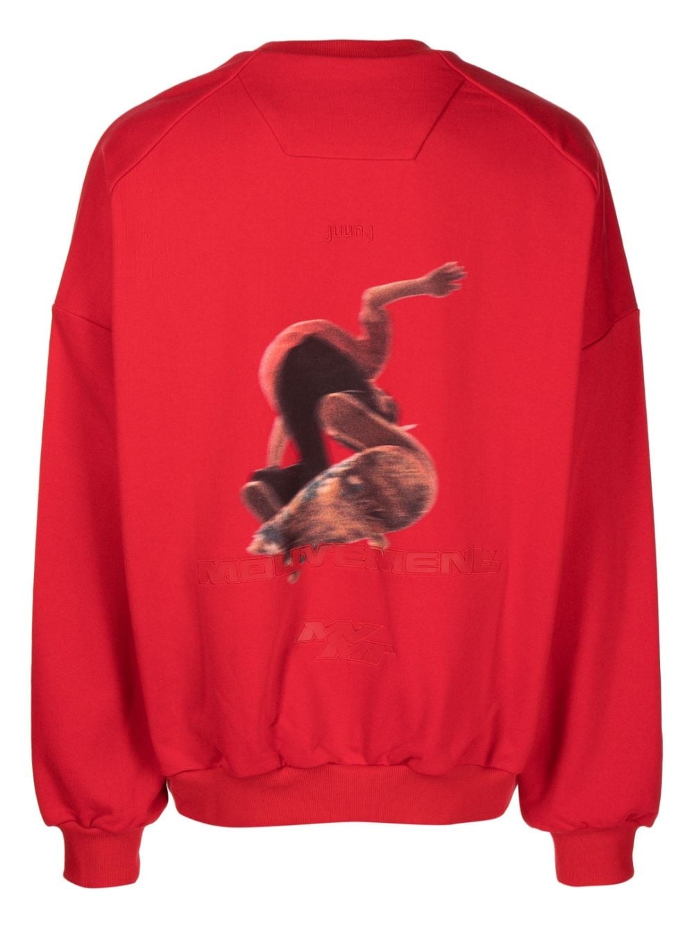 photograph-print cotton sweatshirt - 2
