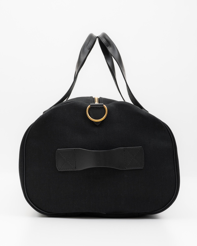 IHE-50-BLK 21OZ DENIM DUFFLE BAG - SUPERBLACK 5