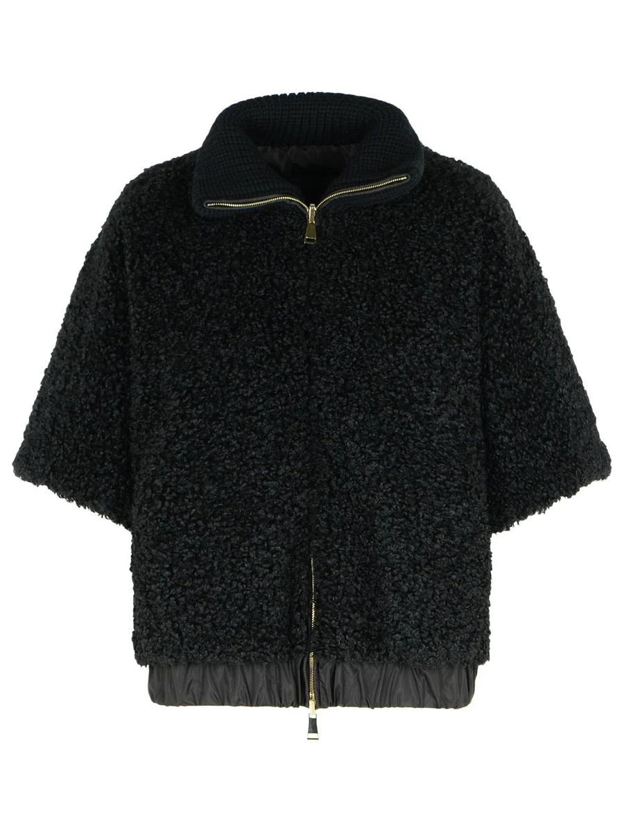 Moncler Reversible Hood In Black Polyester - 1