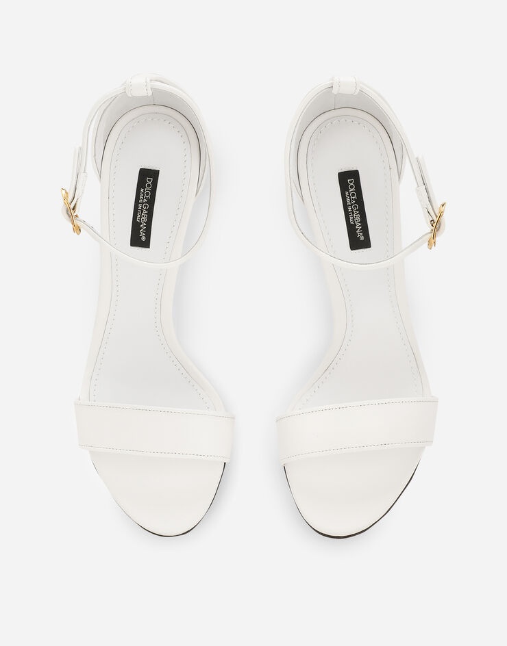 Nappa leather sandals with baroque DG detail - 4