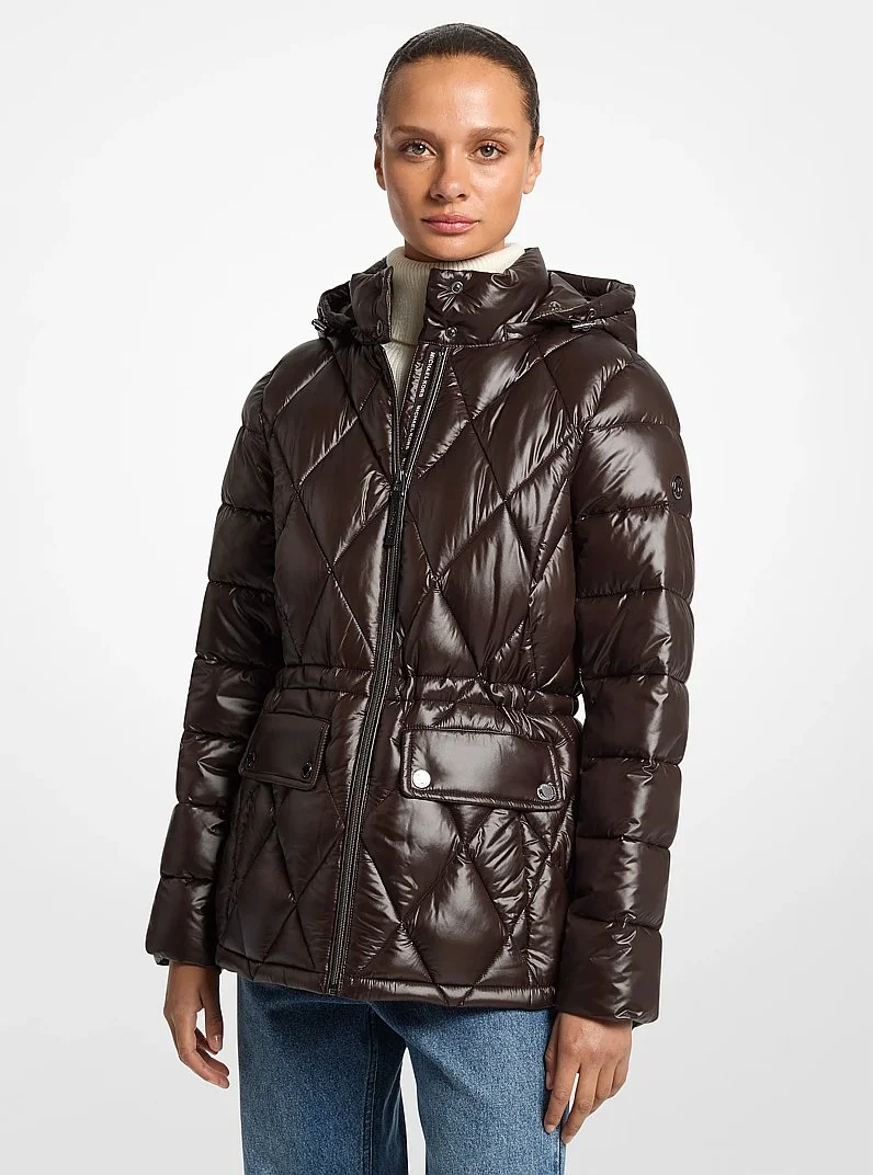 Packable Quilted Puffer Jacket - 1