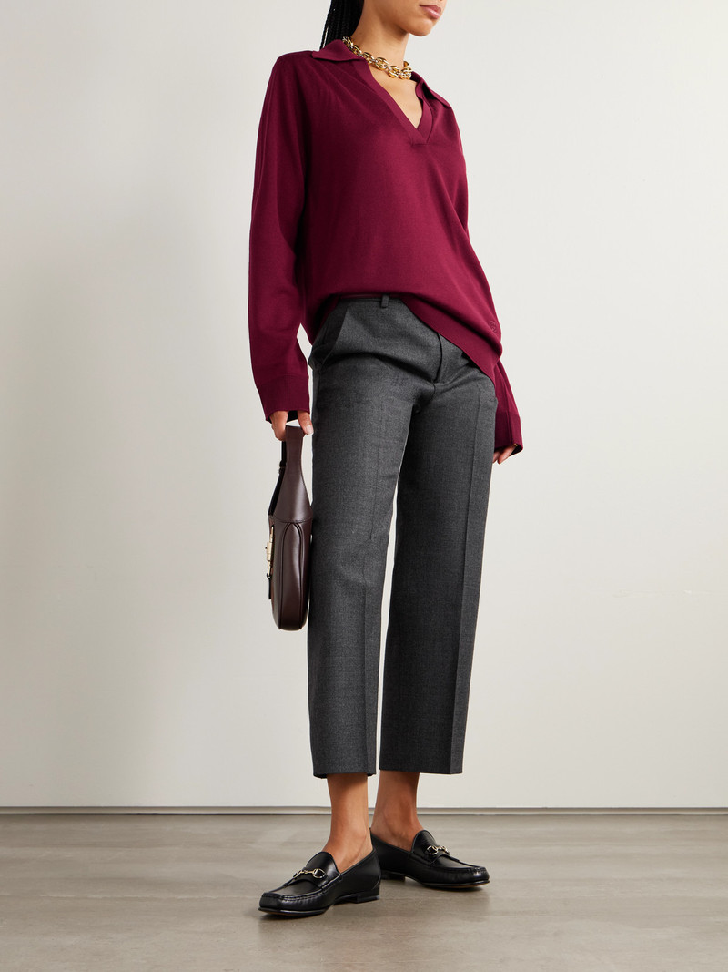 GUCCI Pleated Wool-twill Pants outlook