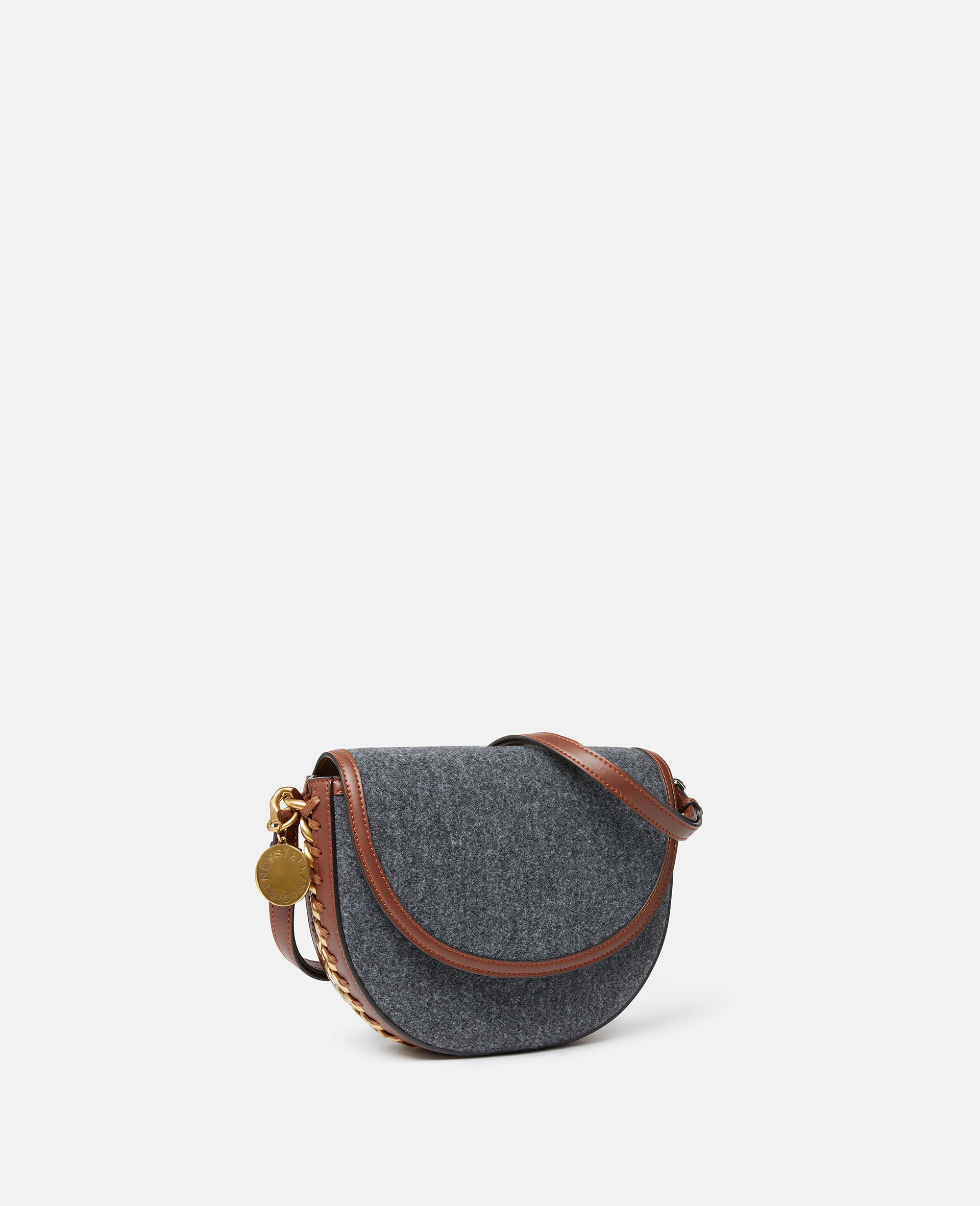 Frayme Felt Medium Flap Shoulder Bag - 3