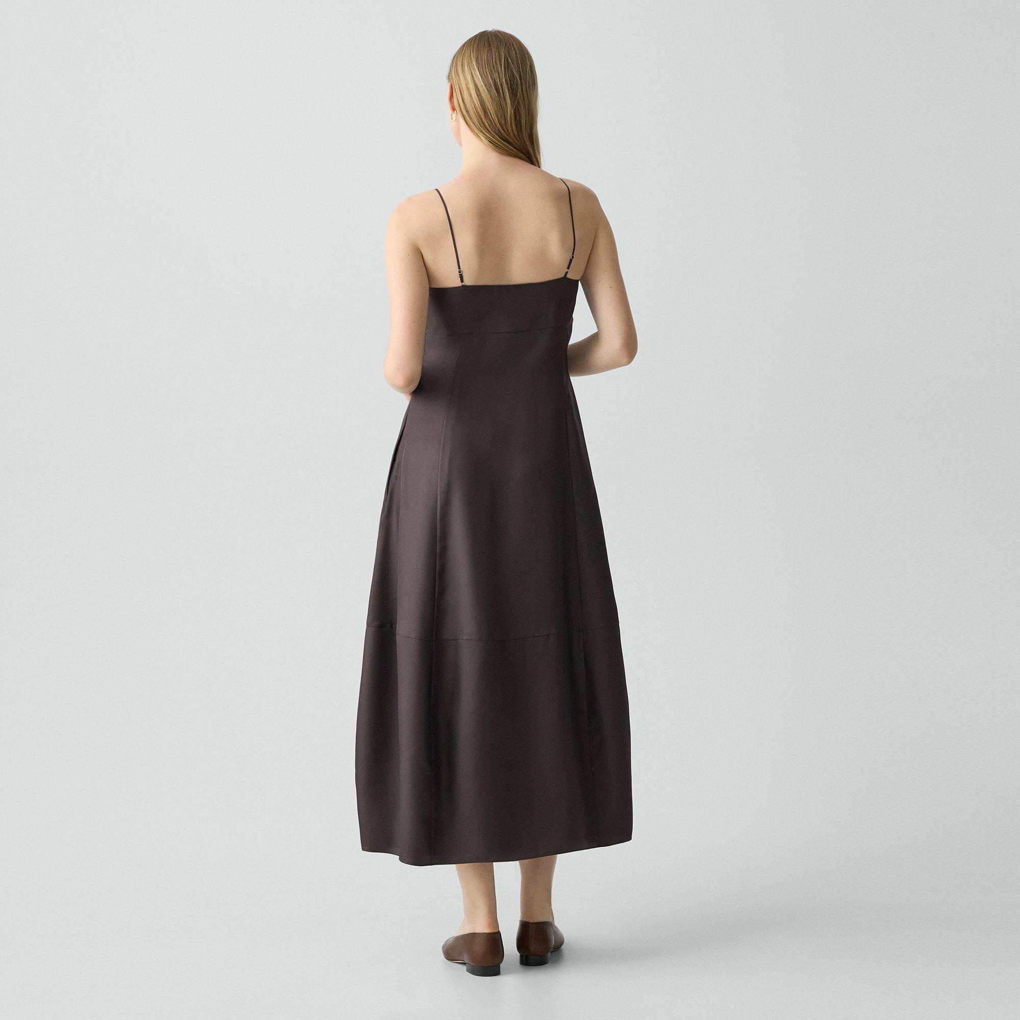 Parachute Dress in Mod Silk Twill - 4