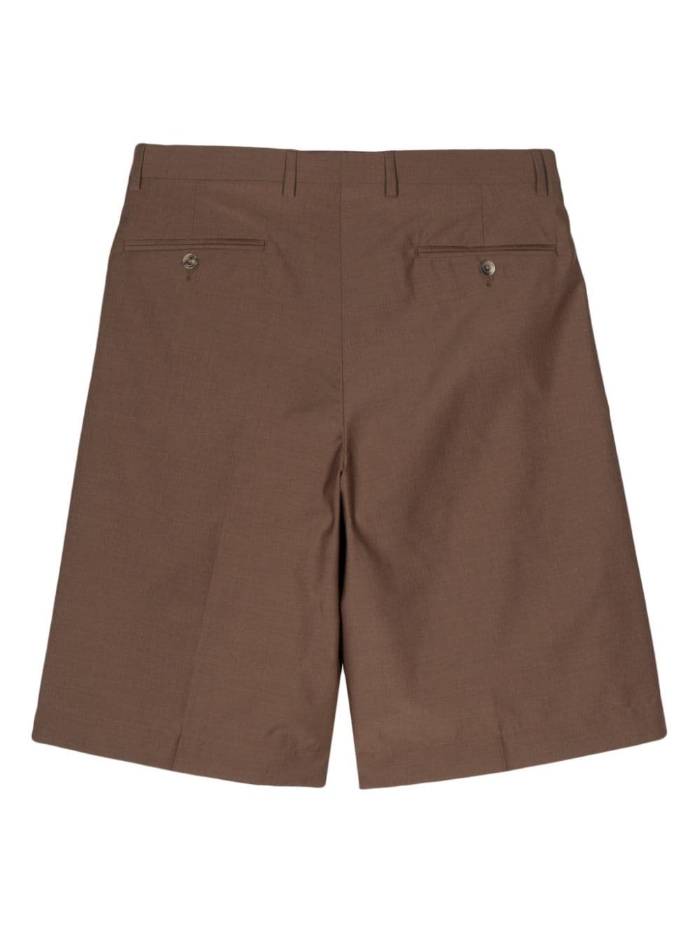 pleated tailored shorts - 2