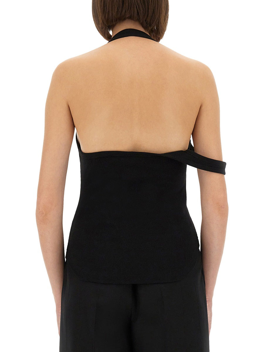 Courreges Women Asymmetrical Tank Top - 3