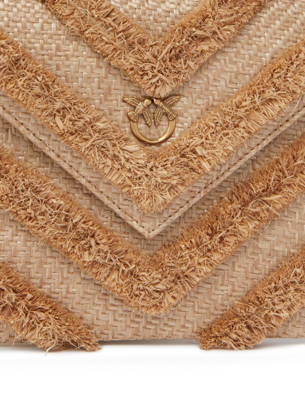 raffia clutch bag - 3