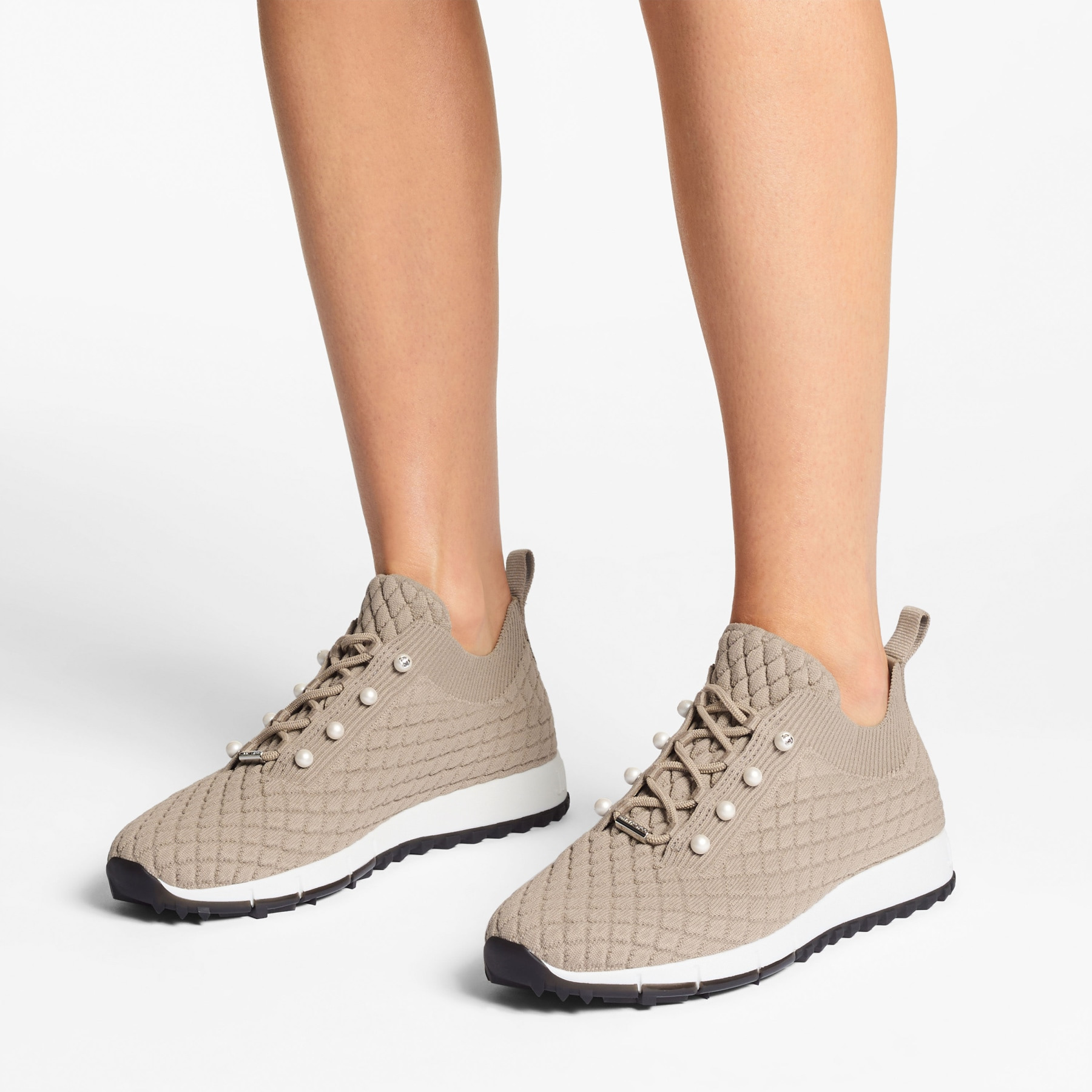 Veles
Stone Textured Knit Trainers - 2