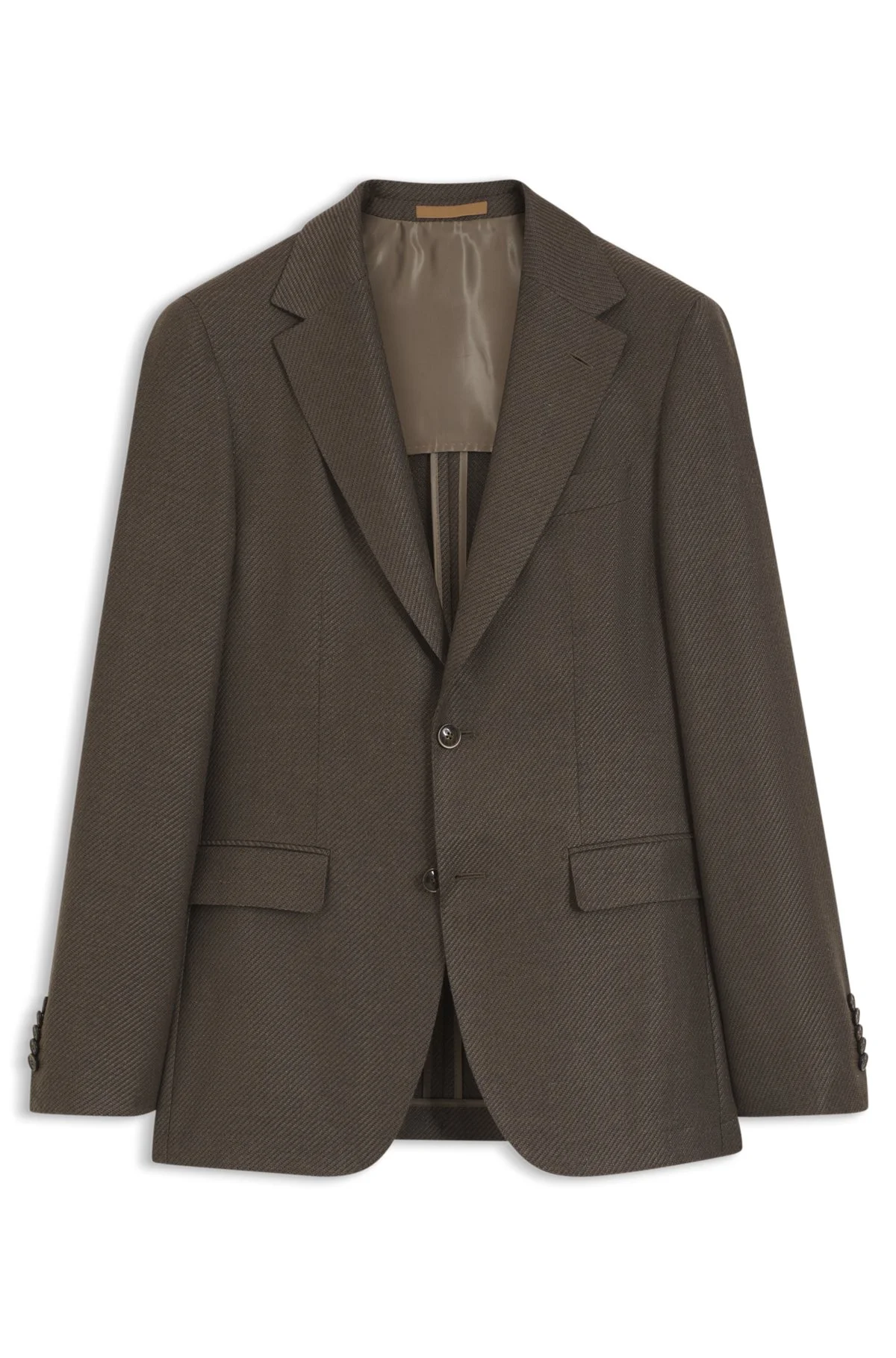 REGULAR-FIT JACKET IN WOOL, LINEN, SILK, AND CASHMERE - 1