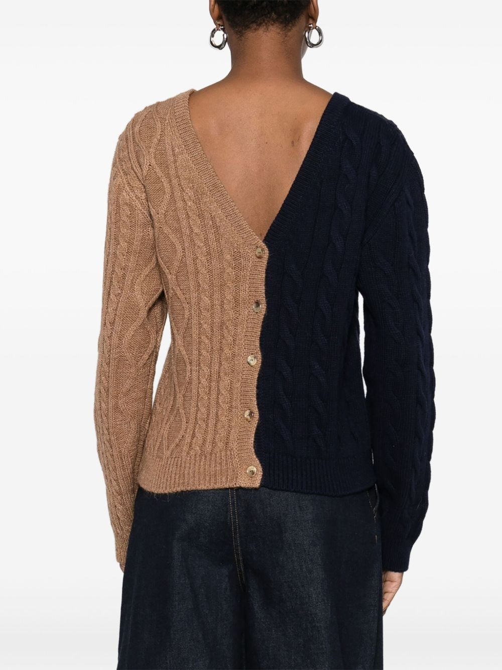 cable-knit cardigan - 4