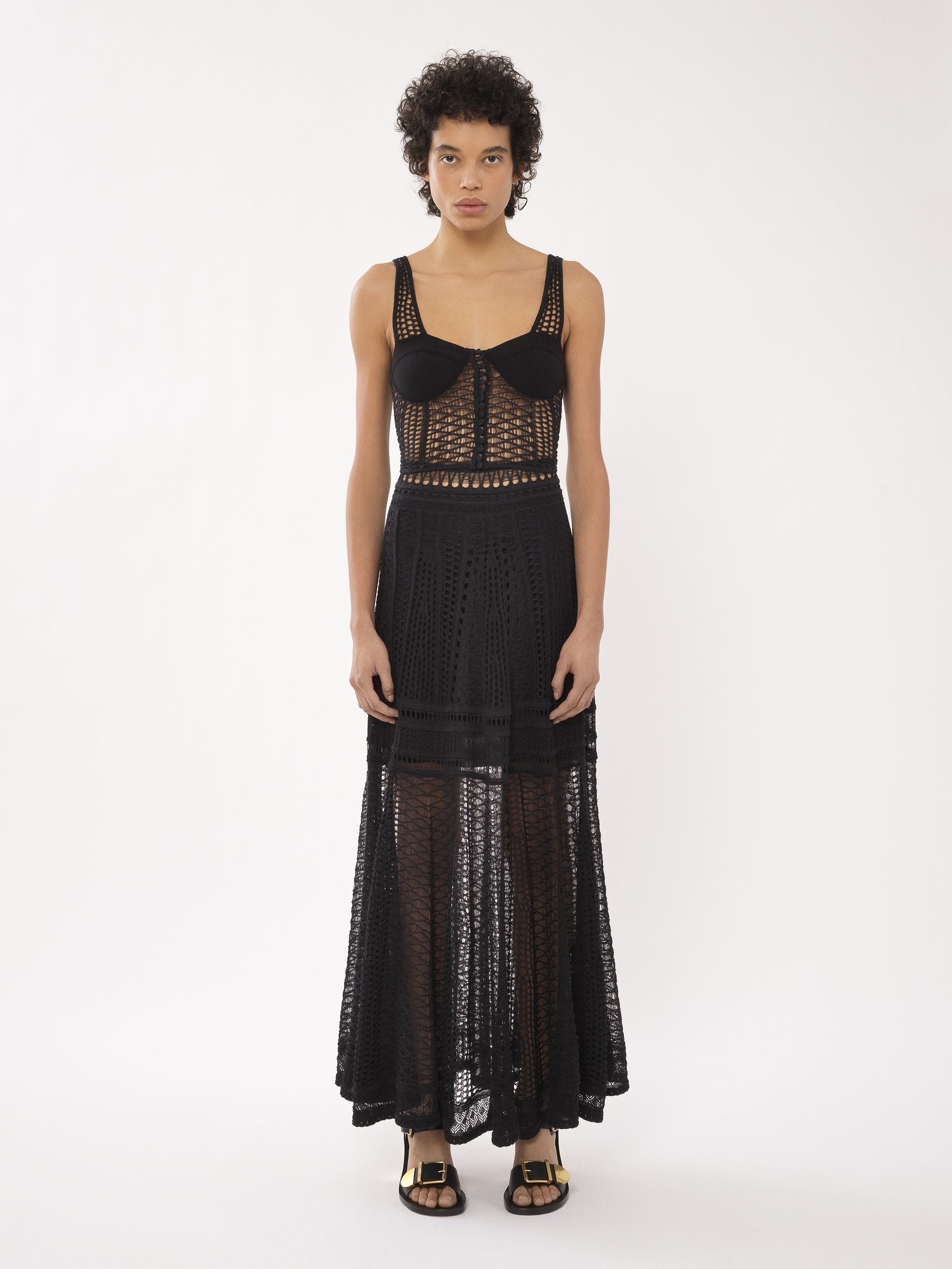 FLARED LONG SKIRT - 3