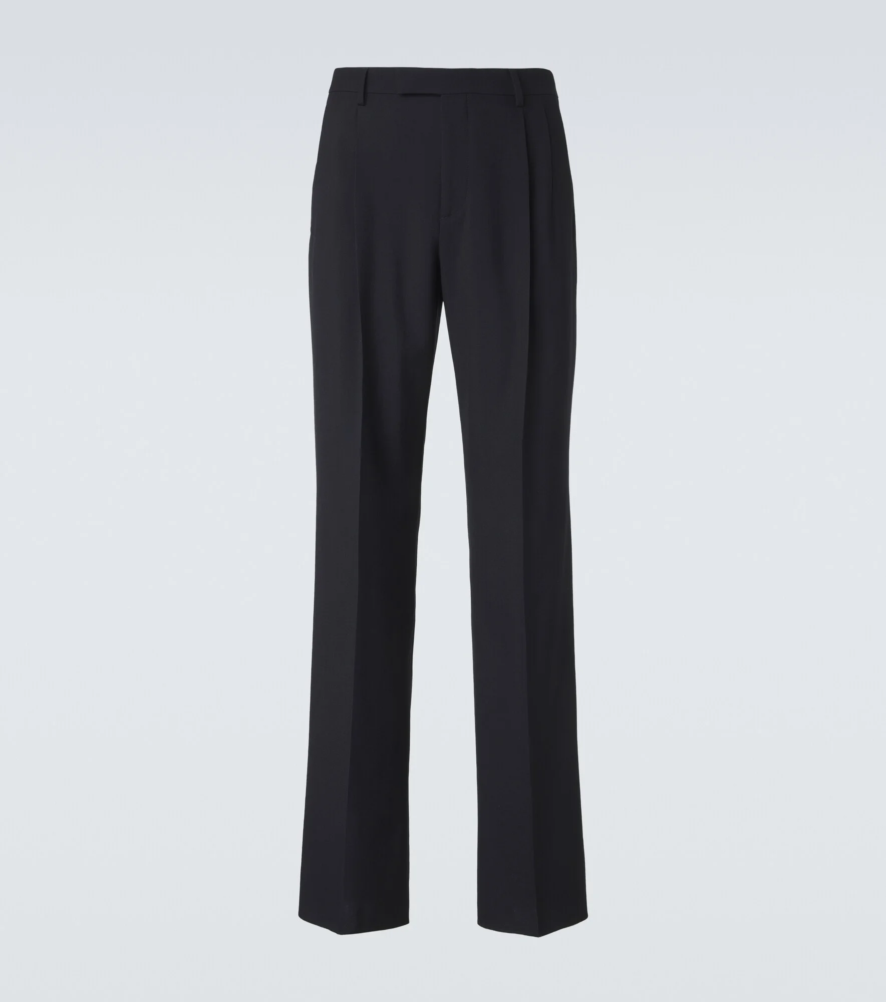 Virgin wool straight pants - 1