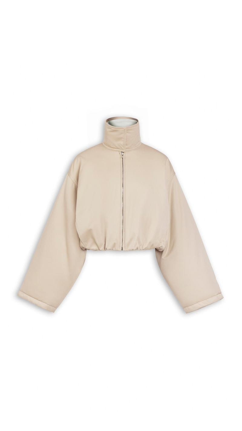 LAYERED COTTON BOMBER JACKET 1