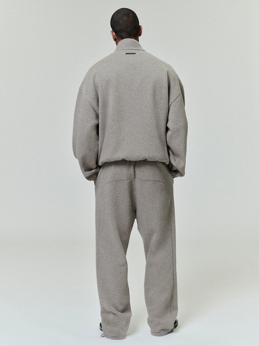 Modern Fleece Track Jacket With Piping - 4