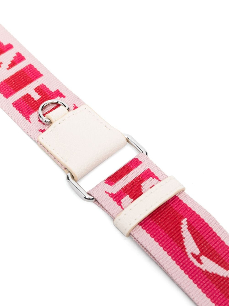 Zadig & Voltaire logo-jacquard shoulder strap outlook