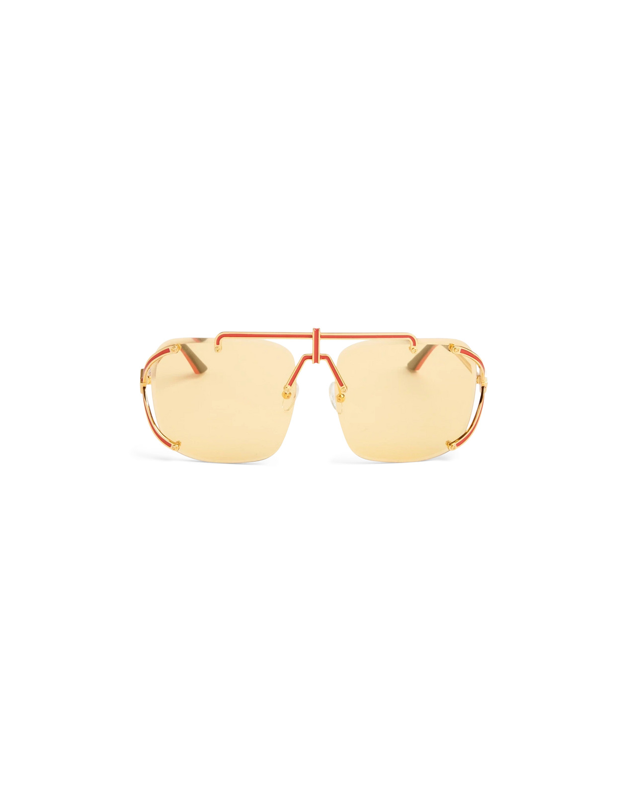 Gold & Red The Pilot Sunglasses - 2